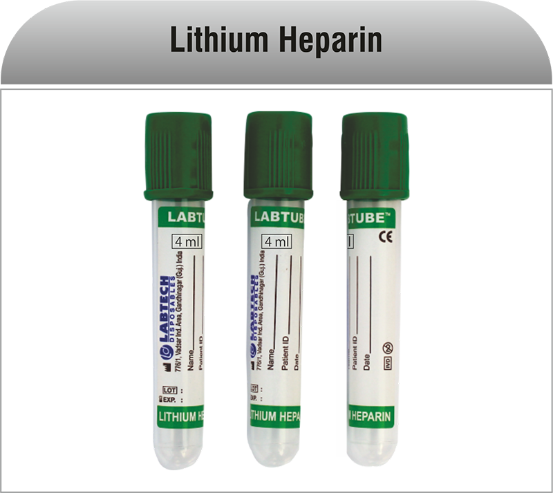 Manufacturer of Lithium Heparin in India