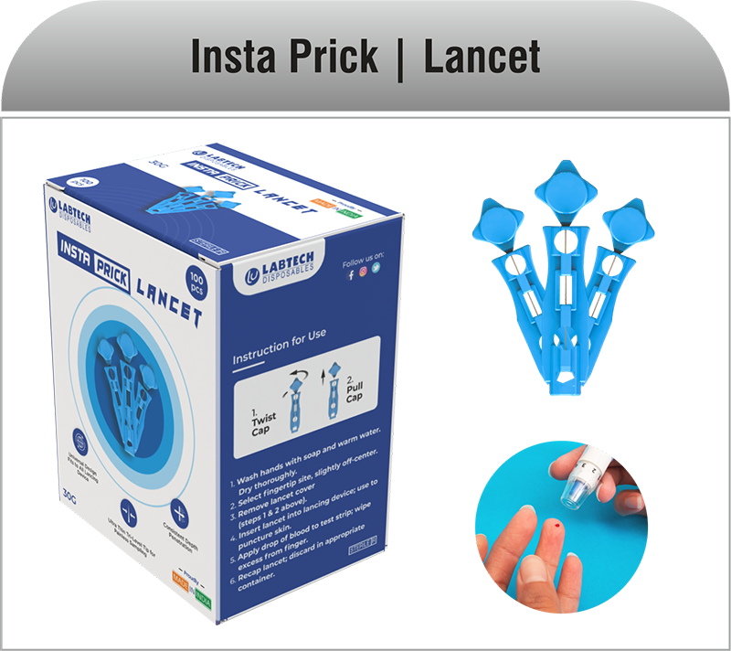Manufacturer of Insta Prick | Lancet in India